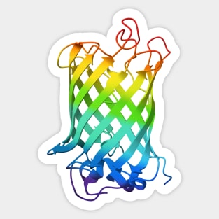 Colourful GFP Green Fluorescent Protein Sticker